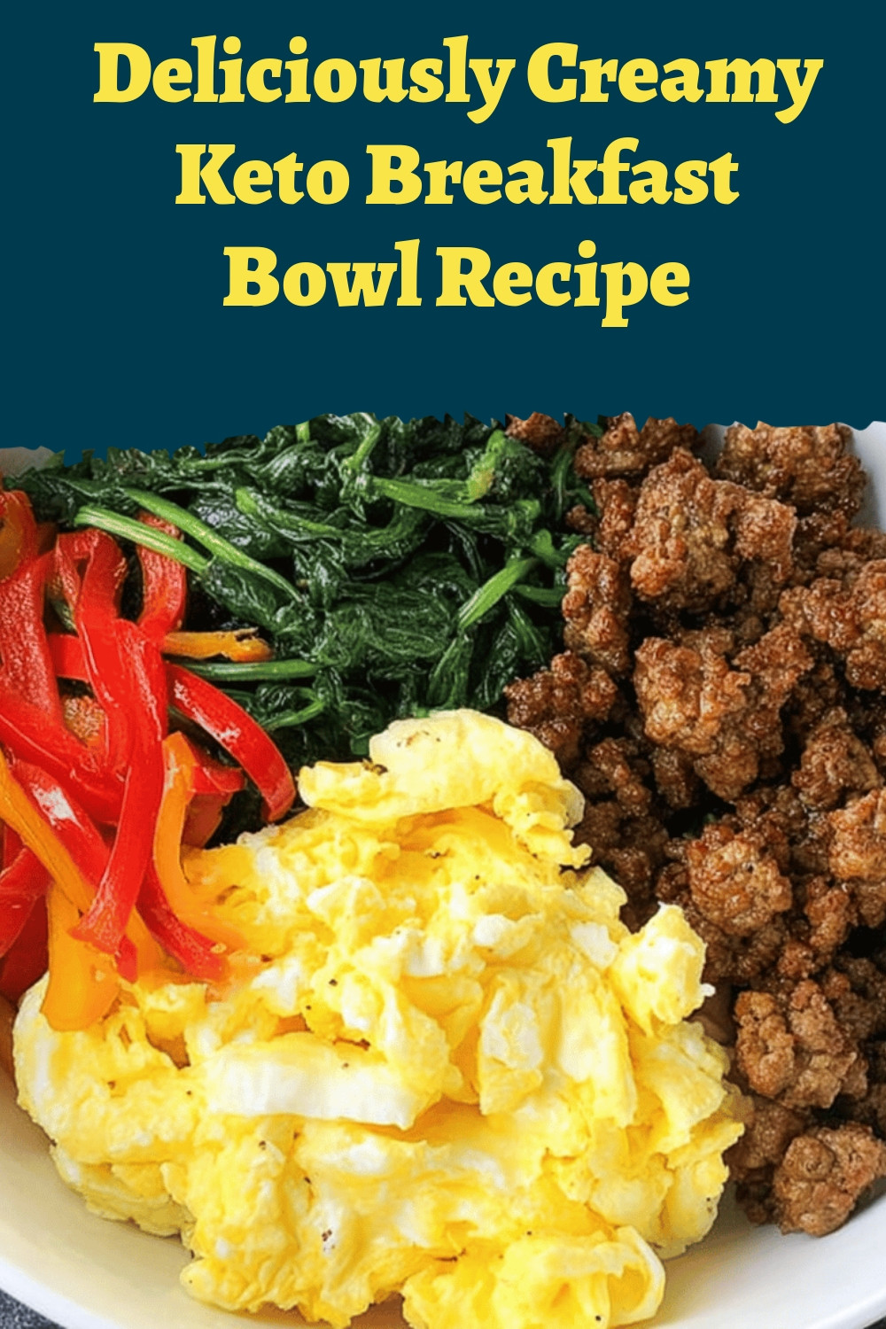 Deliciously Creamy Keto Breakfast Bowl Recipe