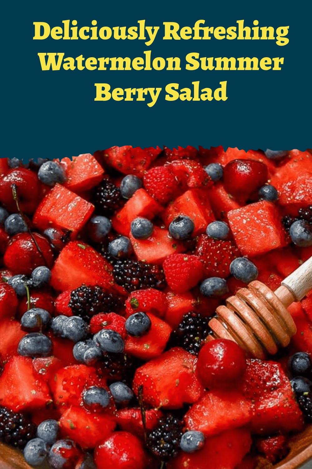 Deliciously Refreshing Watermelon Summer Berry Salad