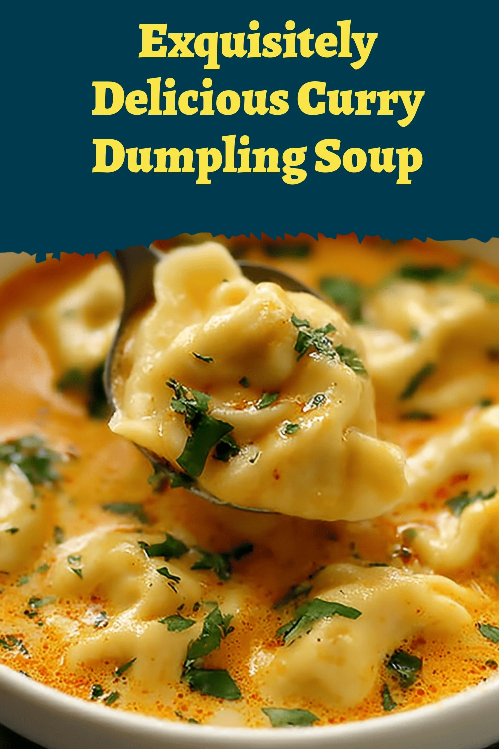 Exquisitely Delicious Curry Dumpling Soup