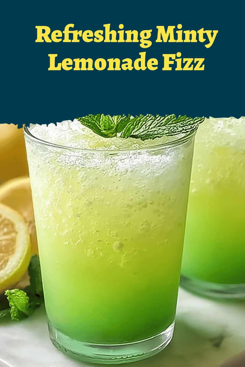 Refreshing Minty Lemonade Fizz