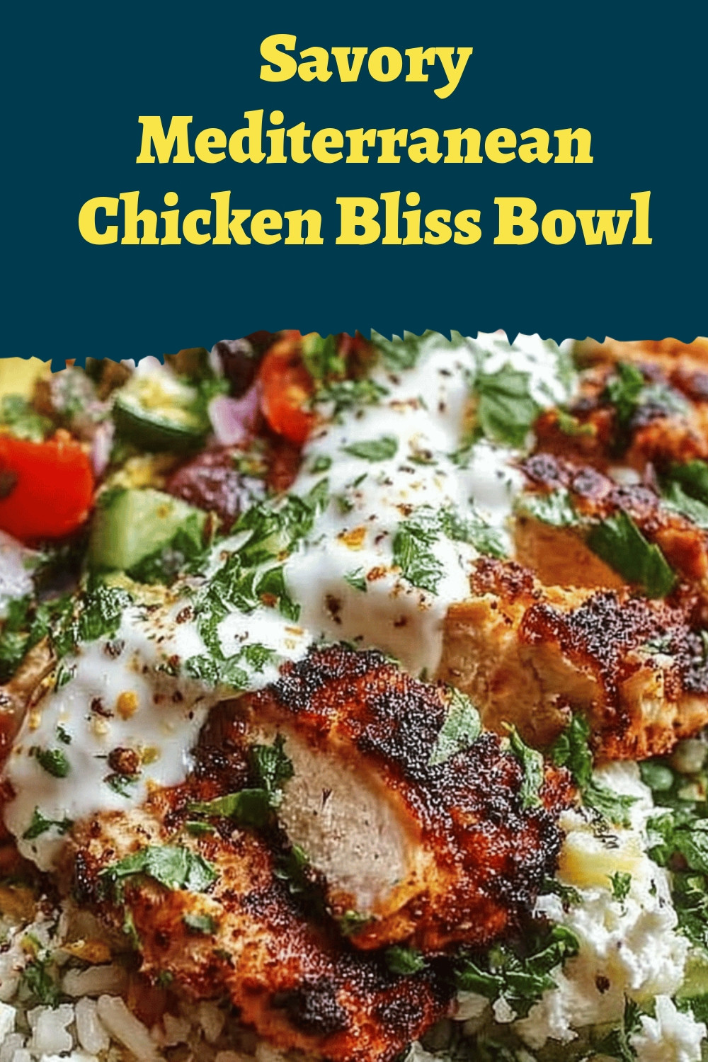 Savory Mediterranean Chicken Bliss Bowl