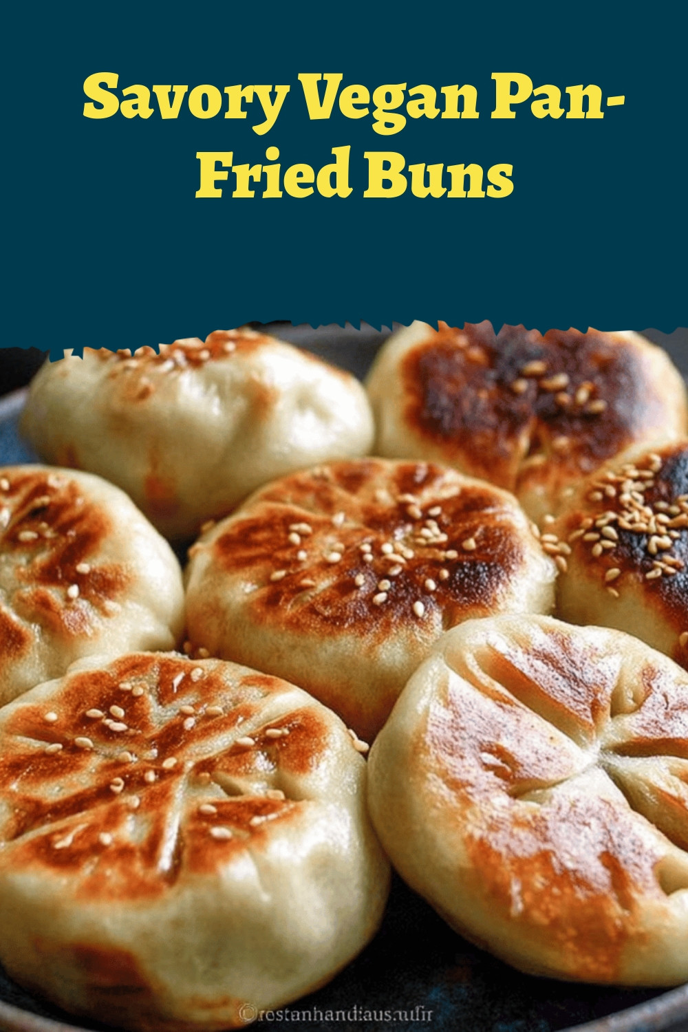 Savory Vegan Pan-Fried Buns