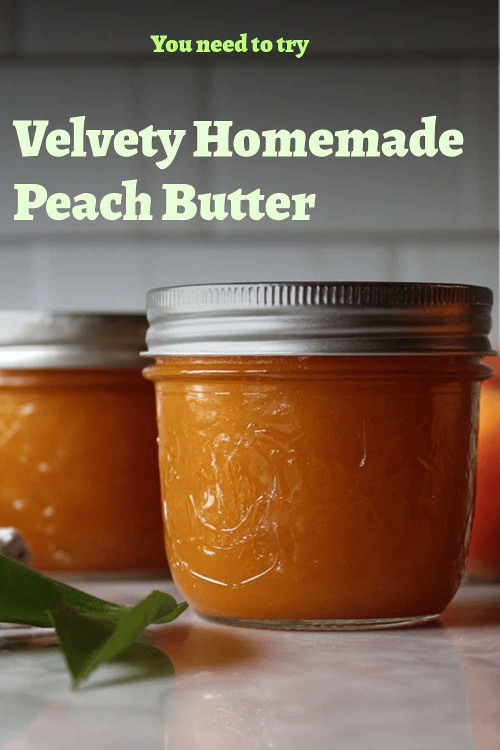 Velvety Homemade Peach Butter