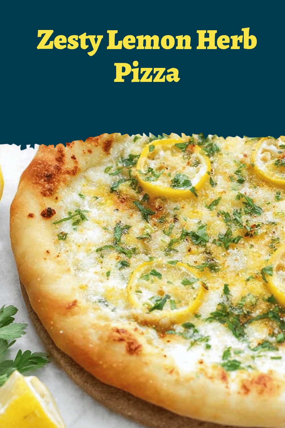 Zesty Lemon Herb Pizza