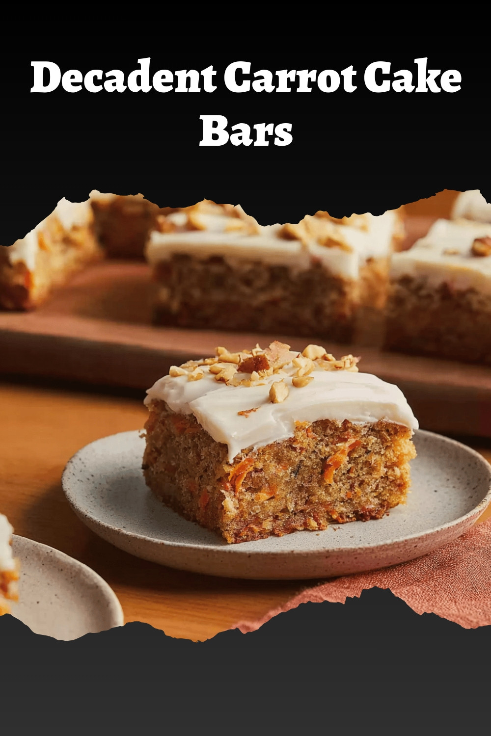 Decadent Carrot Cake Bars