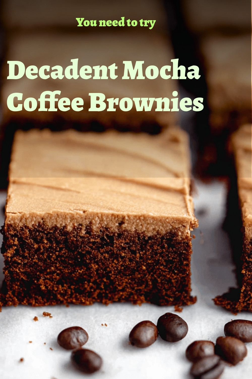 Decadent Mocha Coffee Brownies