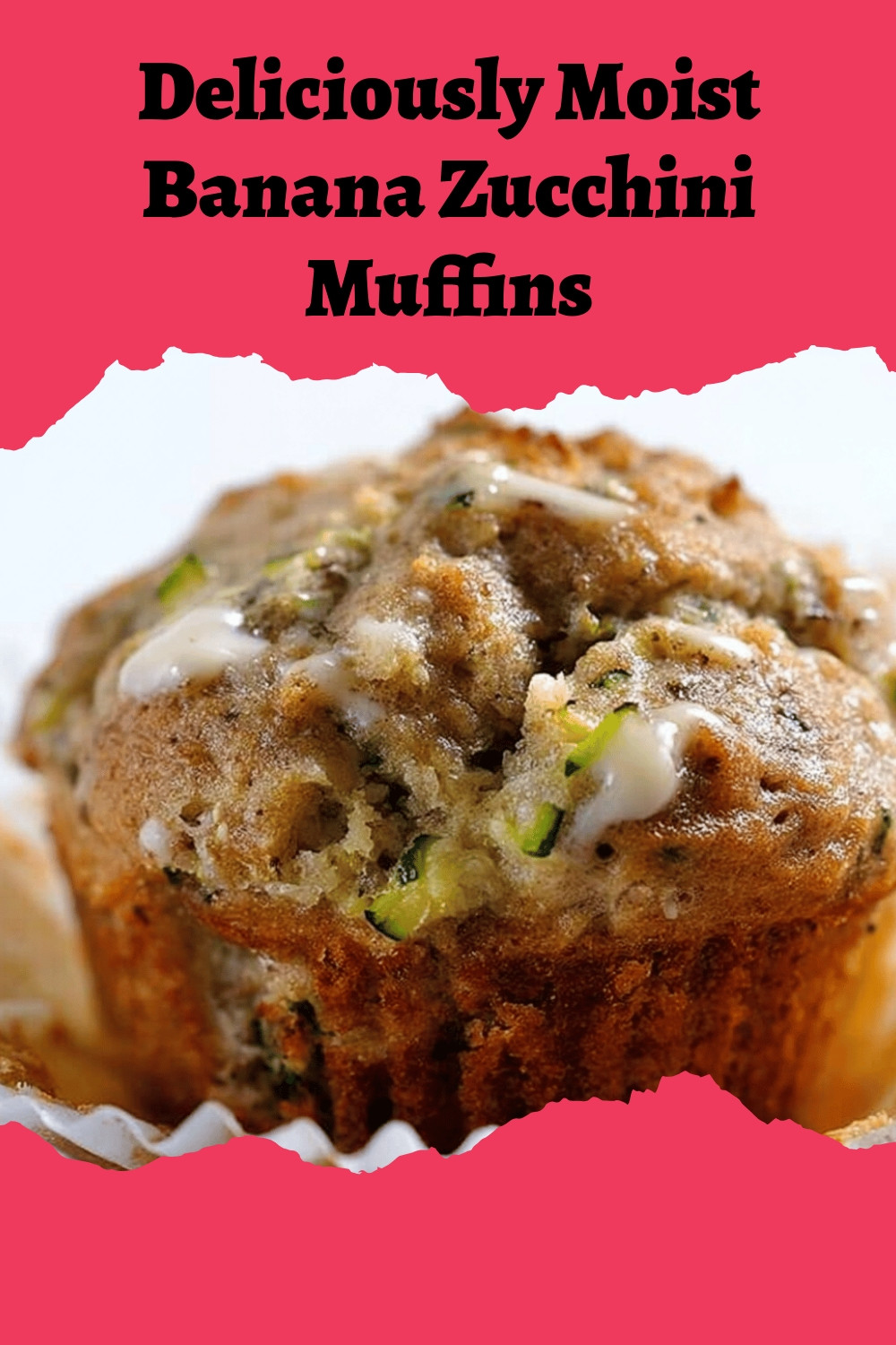 Deliciously Moist Banana Zucchini Muffins