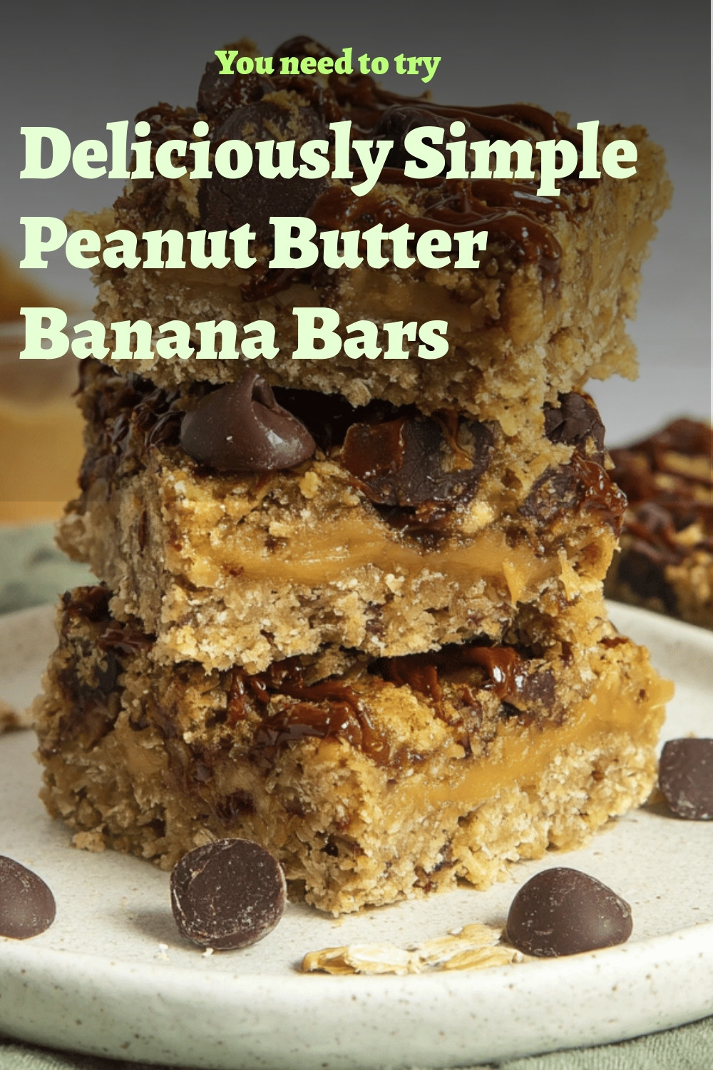 Deliciously Simple Peanut Butter Banana Bars
