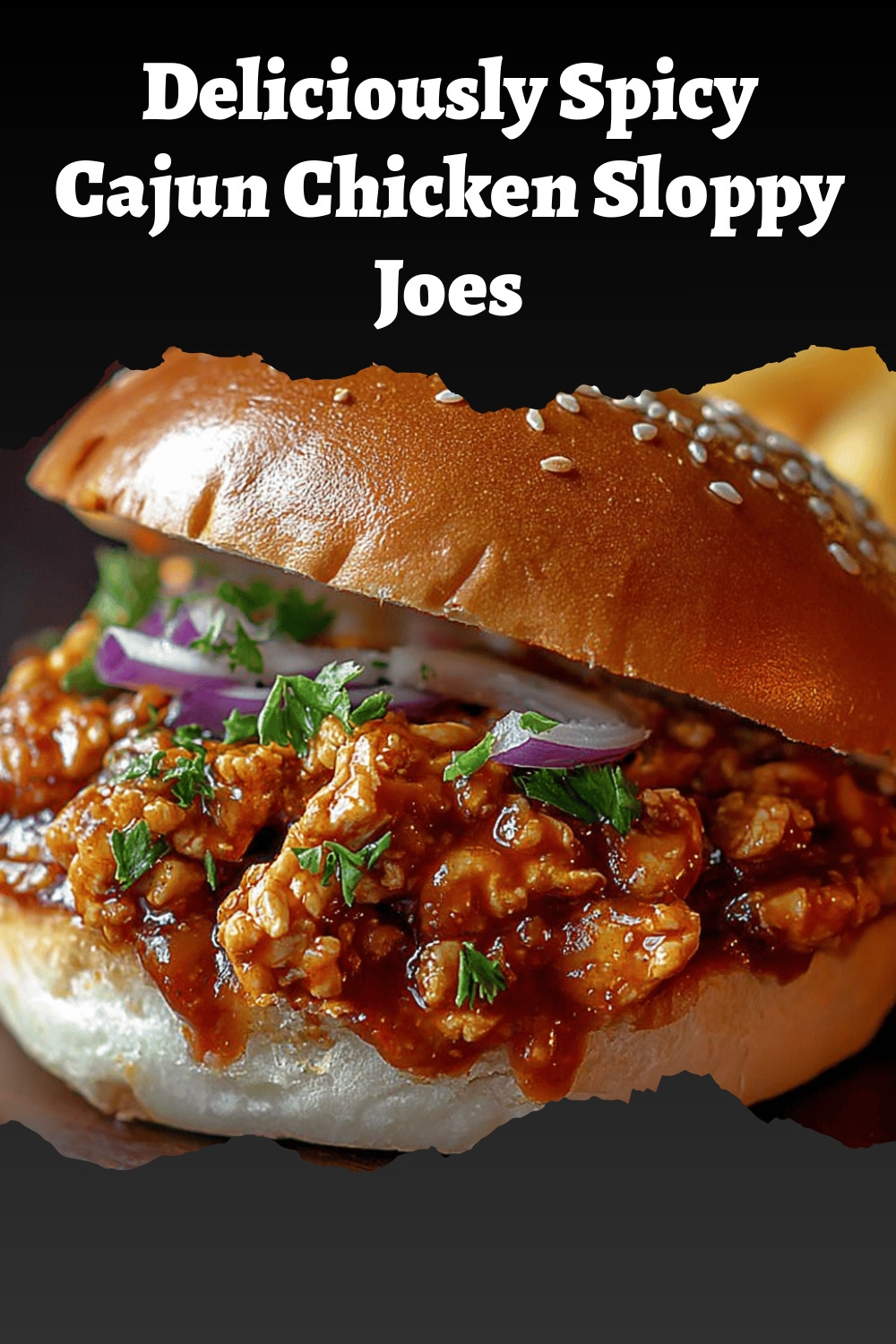 Deliciously Spicy Cajun Chicken Sloppy Joes
