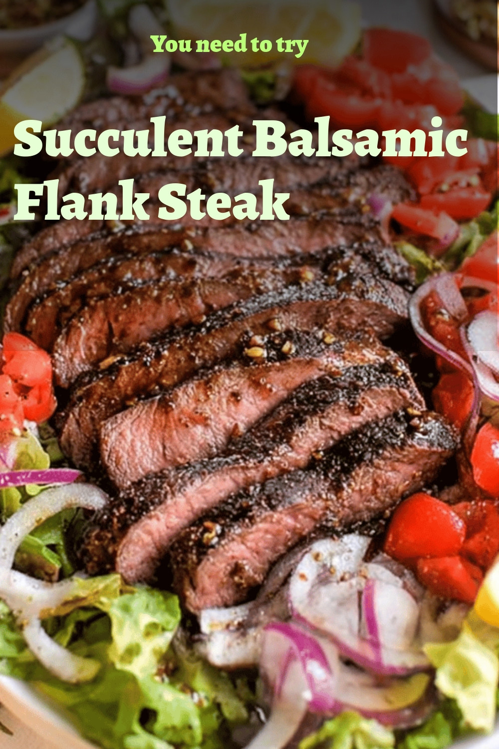 Succulent Balsamic Flank Steak