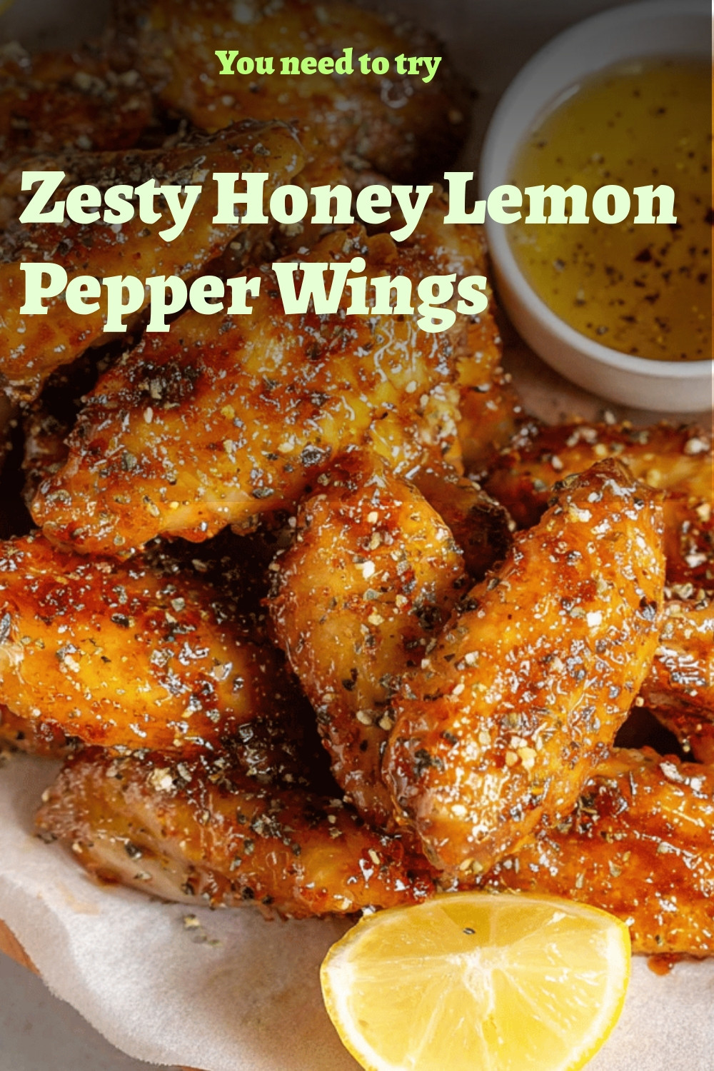 Zesty Honey Lemon Pepper Wings